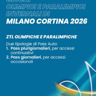 MILANO CORTINA 2026: ONLINE LA PIATTAFORMA PER INOLTRARE AI TERRITORI OLIMPICI LA RICHIESTA DEI PASS AUTO