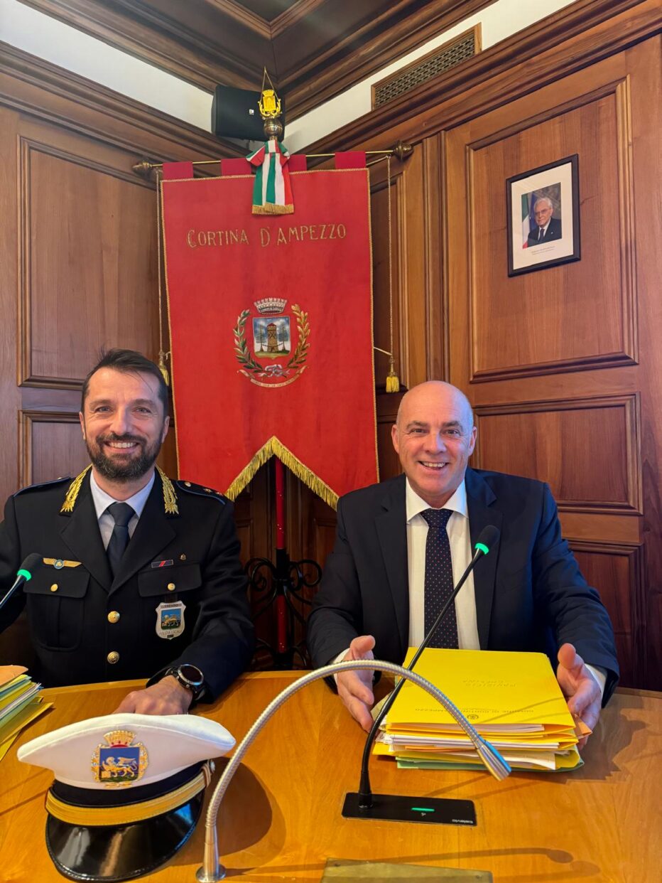 Luis Caranfa è il nuovo Comandante della Polizia Locale di Cortina d’Ampezzo