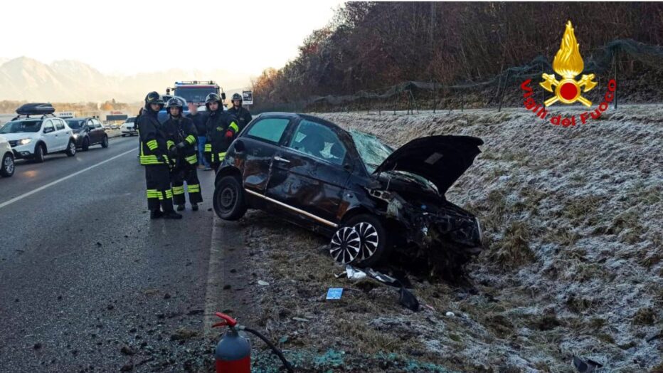 INCIDENTE STRADALE SULLA SS50, IN LOCALITA’ BOSCON