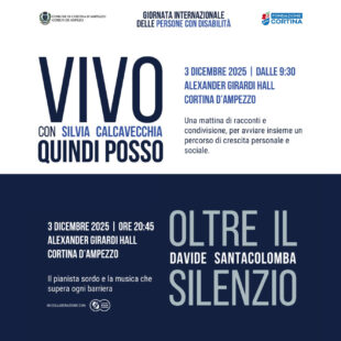 Cortina d’Ampezzo celebra la Giornata Internazionale delle persone con disabilità.