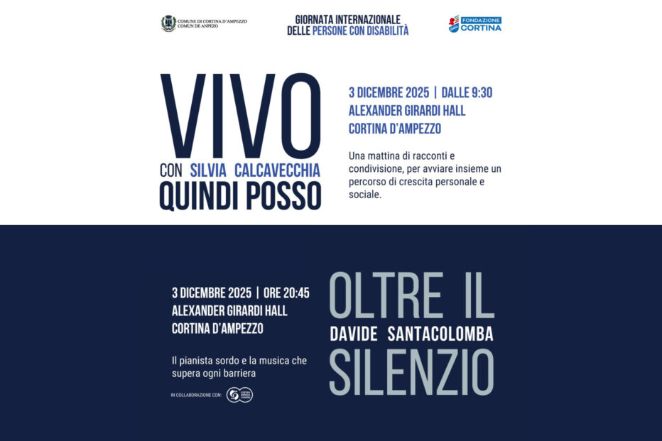 Cortina d’Ampezzo celebra la Giornata Internazionale delle persone con disabilità.