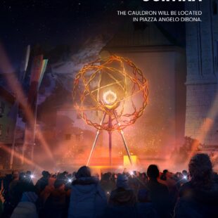 SVELATO IL DESIGN DEI DUE BRACIERI CHE ILLUMINERANNO I GIOCHI OLIMPICI E PARALIMPICI INVERNALI