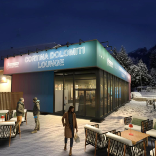Cortina Dolomiti Lounge: durante i Giochi la casa che guarda al futuro