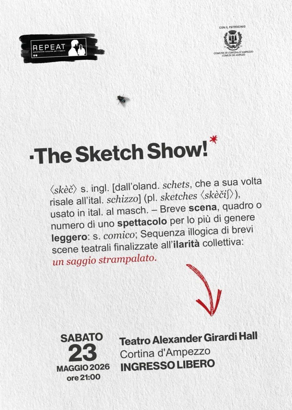 L’ASSOCIAZIONE CULTURALE REPEAT VI ASPETTA SABATO 23 MAGGIO ALLE 21 ALL’ALEXANDER GIRARDI HALL!