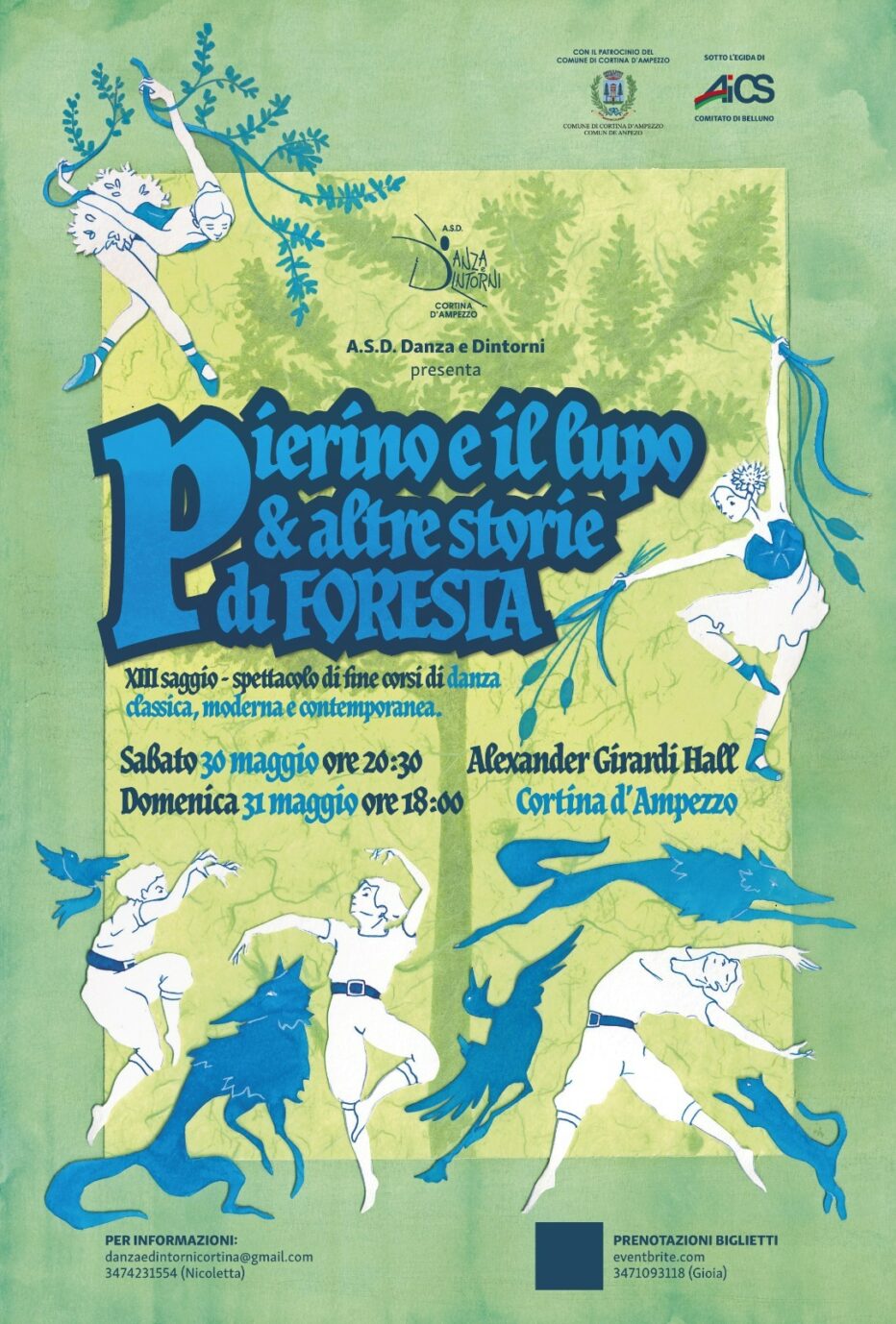 ASD “DANZA E DINTORNI” VI INVITA ALLO SPETTACOLO DI FINE ANNO SABATO 30 MAGGIO ALL’ALEXANDER GIRARDI HALL! ASCOLTA L’INTERVISTA CON LA PRESIDENTE NICOLETTA CARGNEL