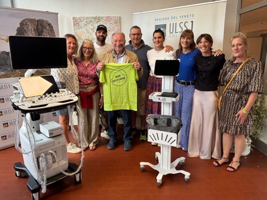 In ULSS 1 Dolomiti attivi due nuovi ecografi di ultima generazione grazie al progetto “Un fiore per Daria” di Never Give Up