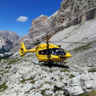 Due interventi di sabato 4 luglio del SUEM di Pieve di Cadore a Cortina e Malghe Duran