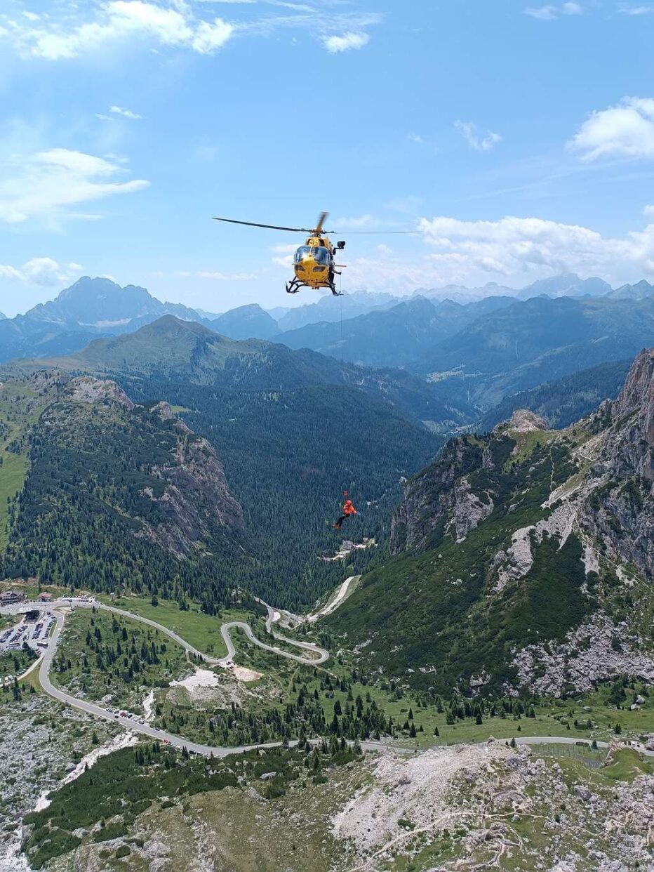 Incidente in parete sul Piccolo Lagazuoi