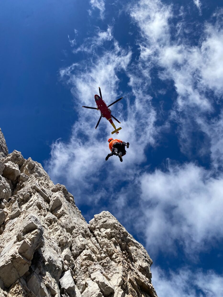 Alpinista colpita da un masso sulla Cima Grande di Lavaredo