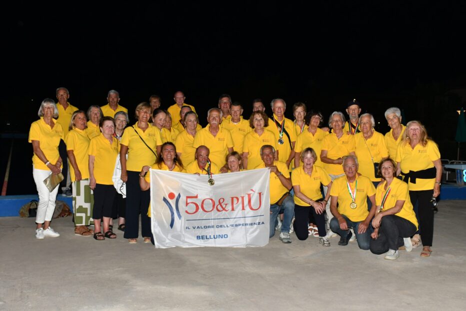 Olimpiadi 50&Più, Belluno protagonista: conquistate 14 medaglie