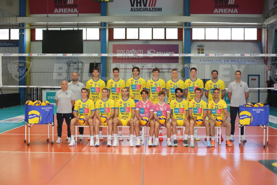 IL BELLUNO VOLLEY PRONTO PER IL DEBUTTO IN A2